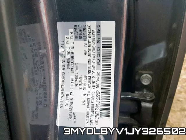 3MYDLBYV1JY326502 фото 2