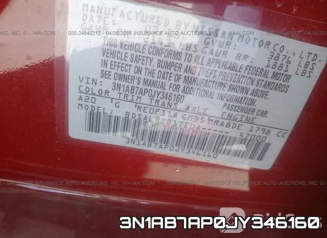 3N1AB7AP0JY346160 фото 10