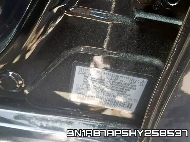 3N1AB7AP5HY258537 фото 2