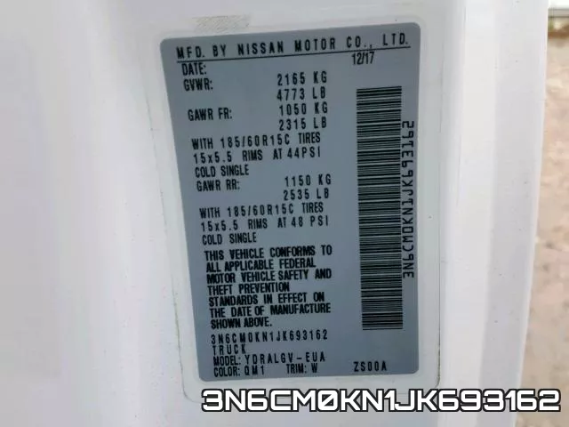 3N6CM0KN1JK693162 фото 2