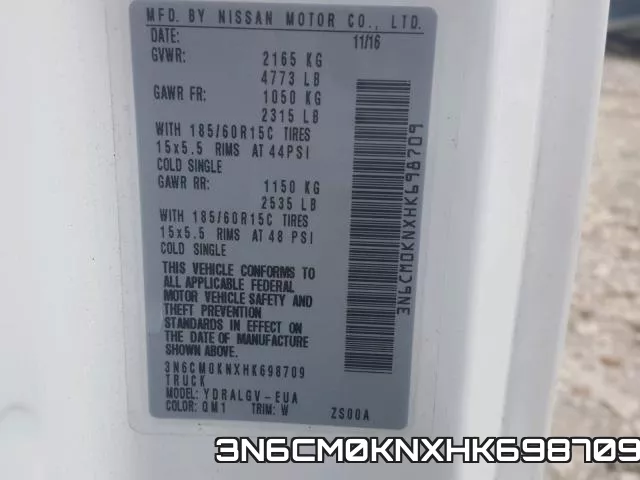 3N6CM0KNXHK698709 фото 2