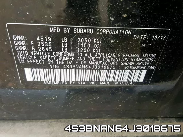 4S3BNAN64J3018675 фото 2