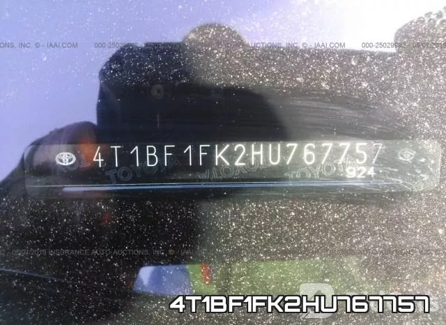 4T1BF1FK2HU767757 фото 10