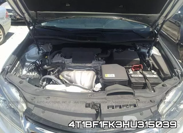 4T1BF1FK3HU315039 фото 2
