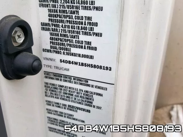 54DB4W1B5HS808193 фото 2