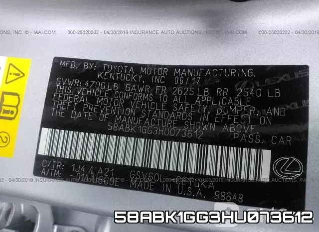 58ABK1GG3HU073612 фото 10