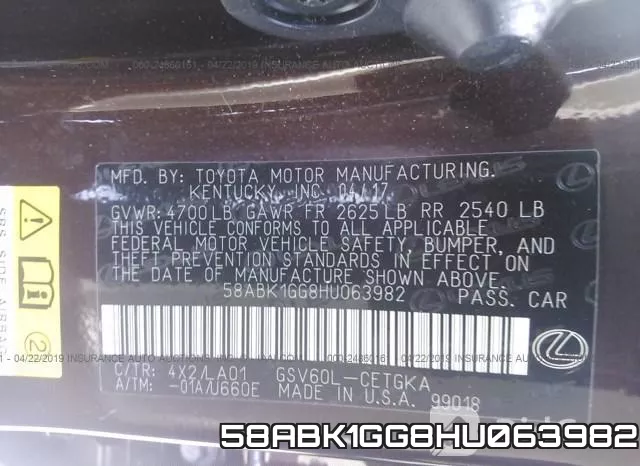 58ABK1GG8HU063982 фото 10