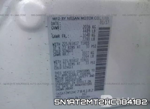 5N1AT2MT2HC784182 фото 10