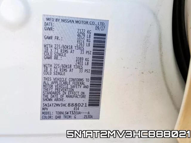 5N1AT2MV3HC888021 фото 2