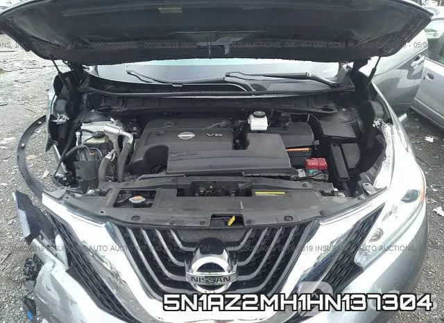 5N1AZ2MH1HN137304 фото 2