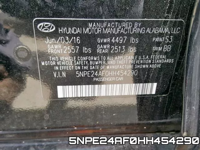5NPE24AF0HH454290 фото 2