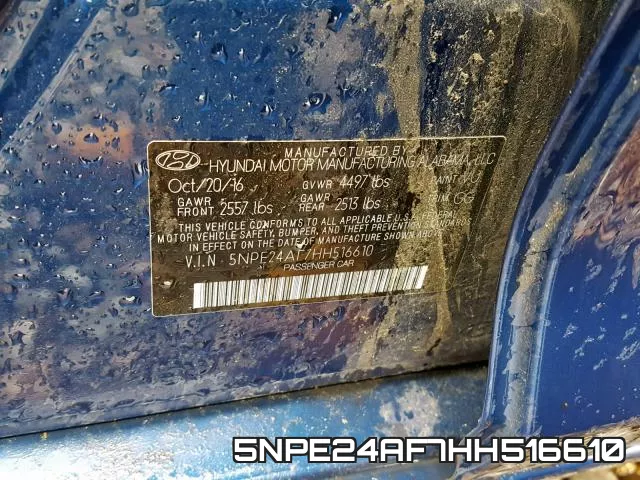 5NPE24AF7HH516610 фото 2