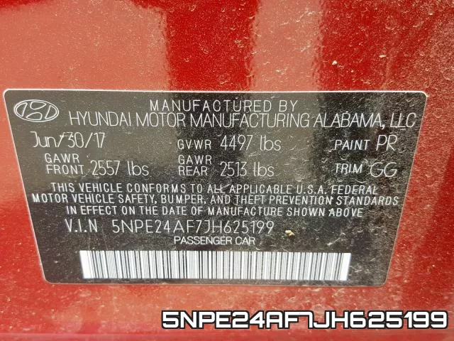 5NPE24AF7JH625199 фото 2