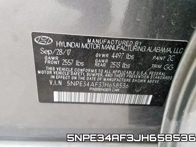 5NPE34AF3JH658536 фото 2