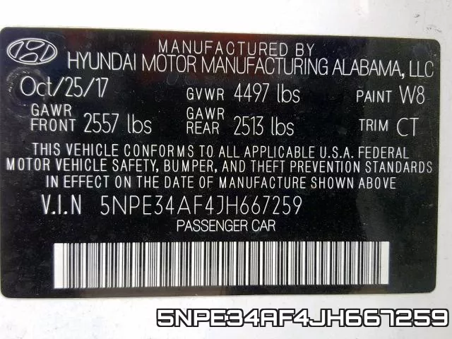 5NPE34AF4JH667259 фото 2