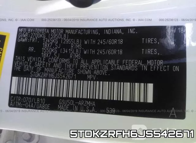 5TDKZRFH6JS542671 фото 10