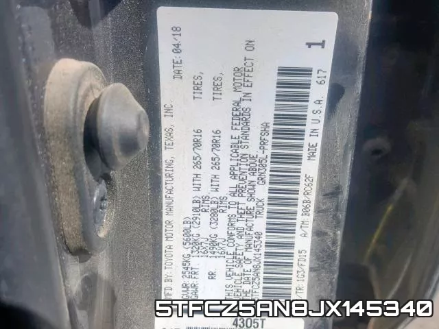 5TFCZ5AN8JX145340 фото 2