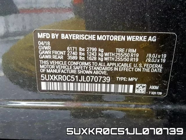 5UXKR0C51JL070739 фото 2