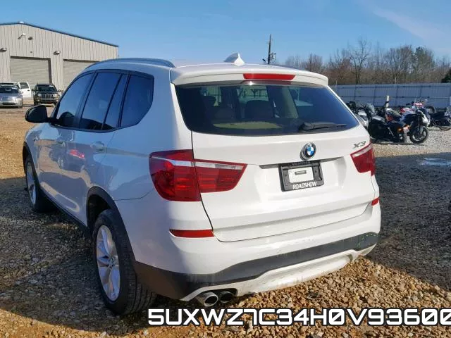 5UXWZ7C34H0V93600 фото 4