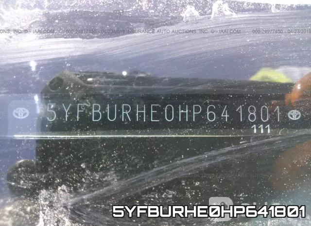 5YFBURHE0HP641801 фото 10