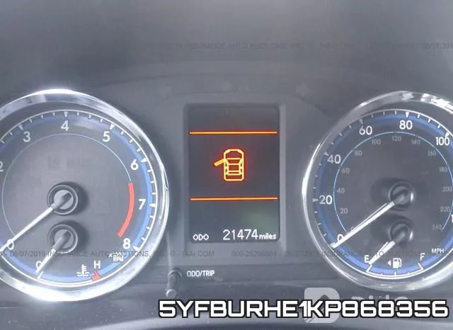 5YFBURHE1KP868356 фото 8