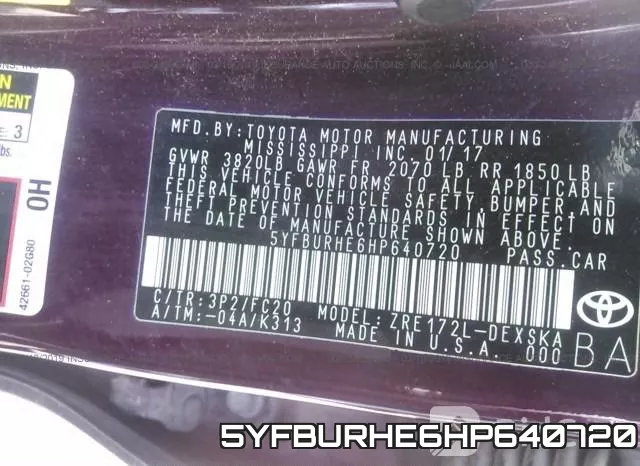 5YFBURHE6HP640720 фото 10