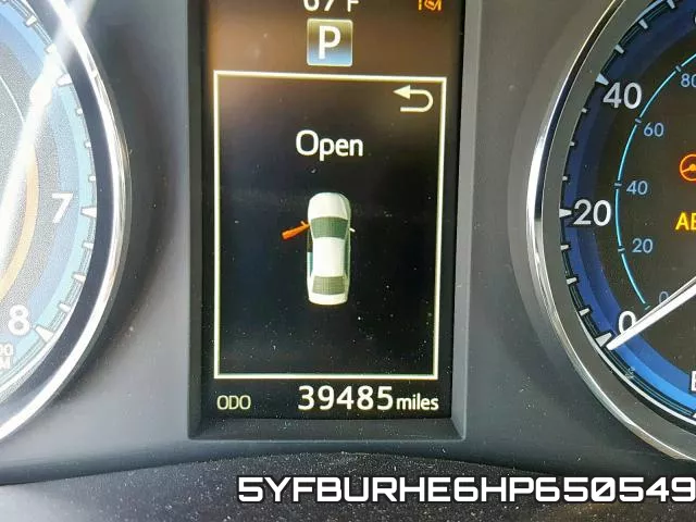 5YFBURHE6HP650549 фото 9