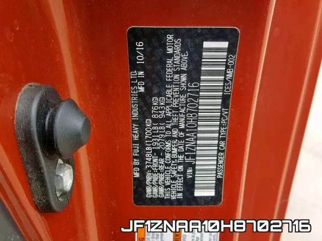 JF1ZNAA10H8702716 фото 2