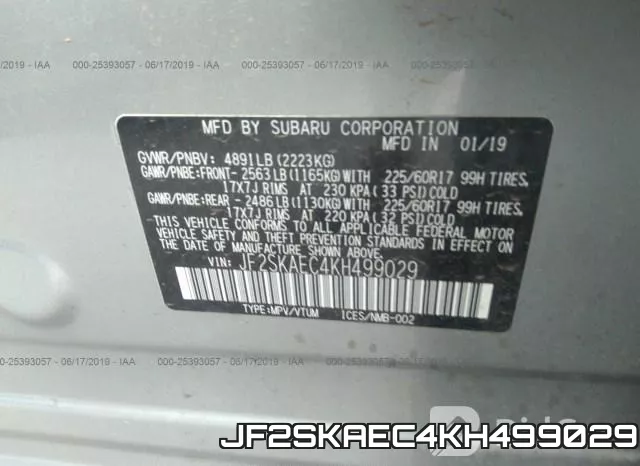 JF2SKAEC4KH499029 фото 10