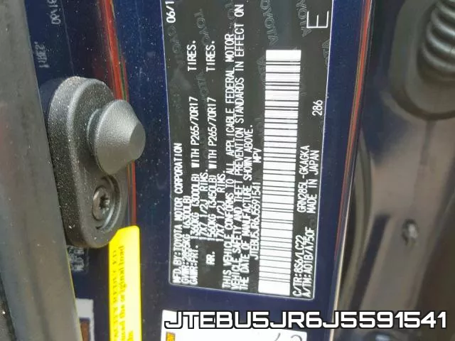JTEBU5JR6J5591541 фото 2