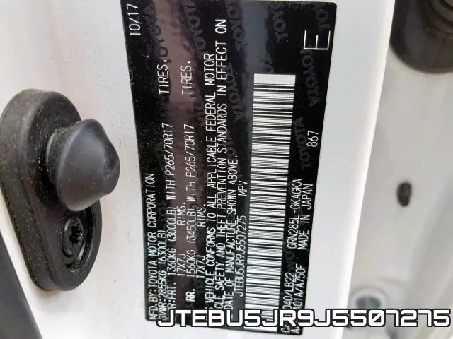JTEBU5JR9J5507275 фото 2