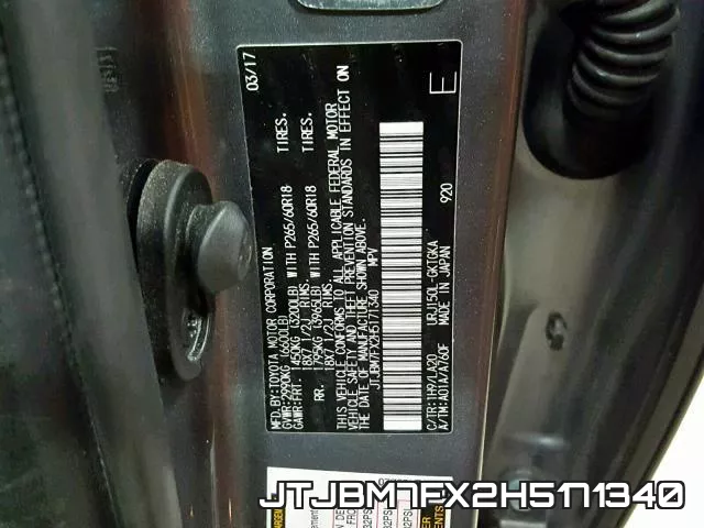 JTJBM7FX2H5171340 фото 2