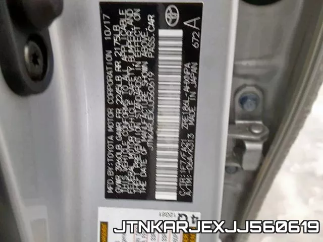 JTNKARJEXJJ560619 фото 2