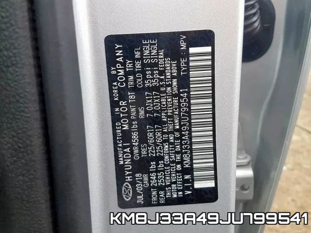 KM8J33A49JU799541 фото 2