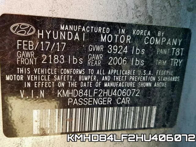 KMHD84LF2HU406072 фото 2