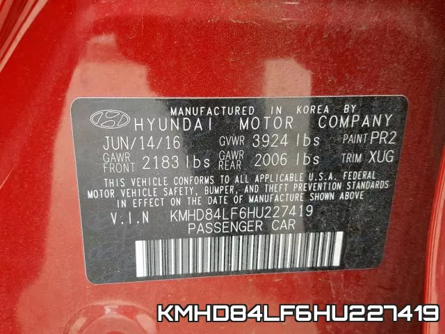 KMHD84LF6HU227419 фото 2
