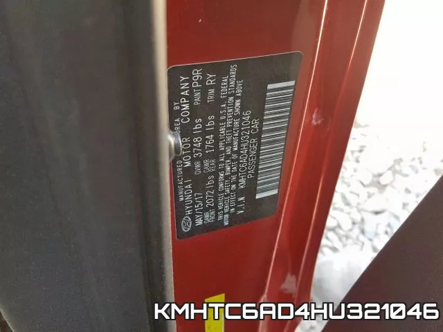 KMHTC6AD4HU321046 фото 2