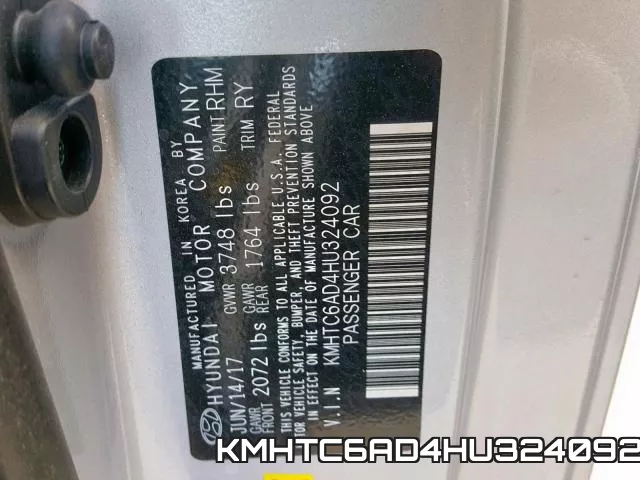 KMHTC6AD4HU324092 фото 2
