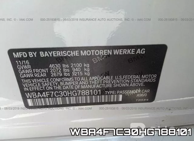 WBA4F7C30HG788101 фото 10