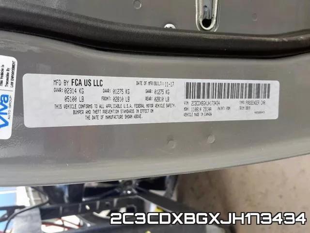 2C3CDXBGXJH173434 фото 2
