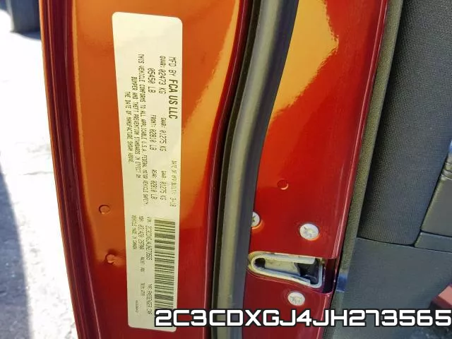 2C3CDXGJ4JH273565 фото 2