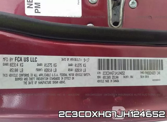 2C3CDXHG7JH124652 фото 10