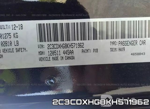 2C3CDXHG8KH571962 фото 10