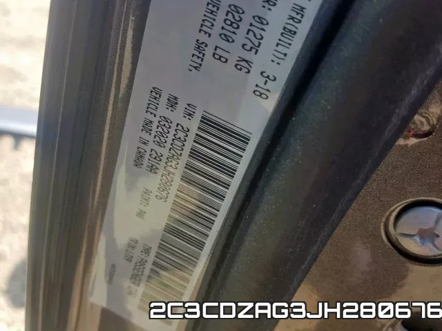 2C3CDZAG3JH280676 фото 2
