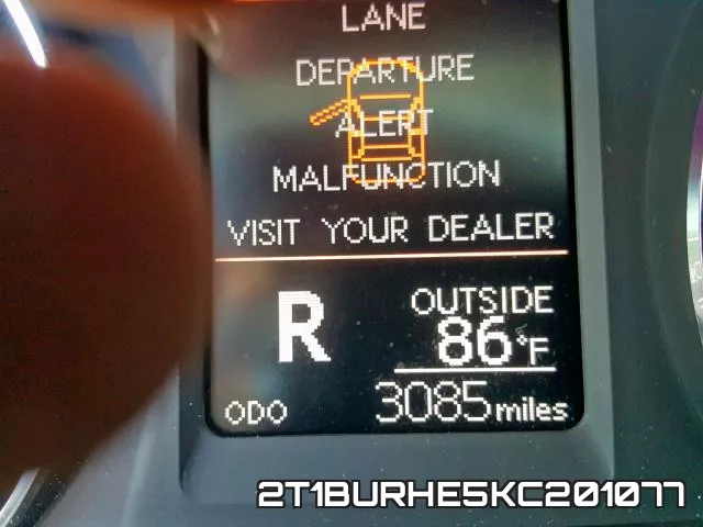 2T1BURHE5KC201077 фото 9