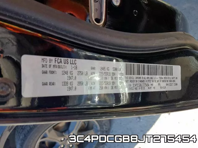 3C4PDCGB8JT275454 фото 2