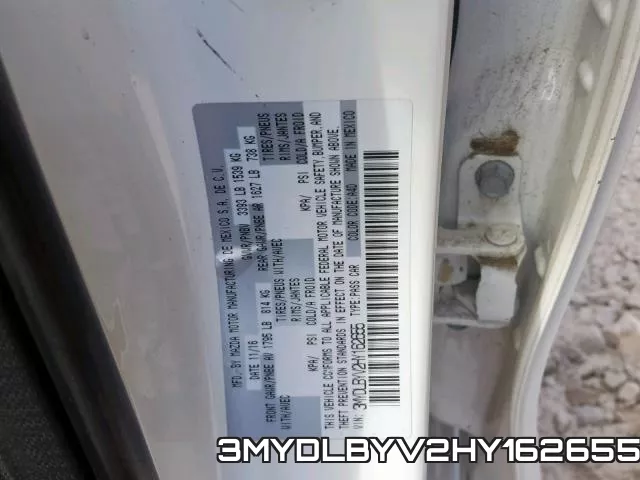 3MYDLBYV2HY162655 фото 2