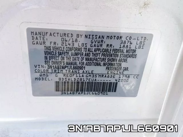 3N1AB7AP1JL660901 фото 2