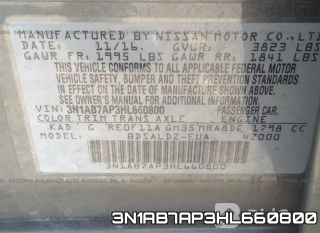 3N1AB7AP3HL660800 фото 10