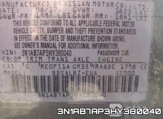 3N1AB7AP3HY380040 фото 10